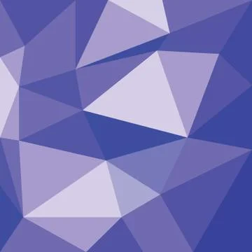 Abstract violet with polygonal pattern on the wall Stock Illustration