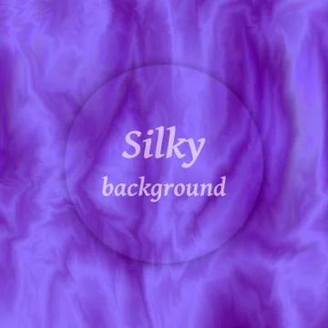 Abstract violet silky background. Fabric texture design for banner or poster. Stock Illustration