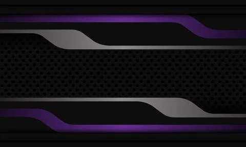 Abstract violet silver gray circle mesh background Stock Illustration