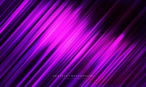 Abstract violet stripe line blur speed dynamic power on black design modern Stock Illustration