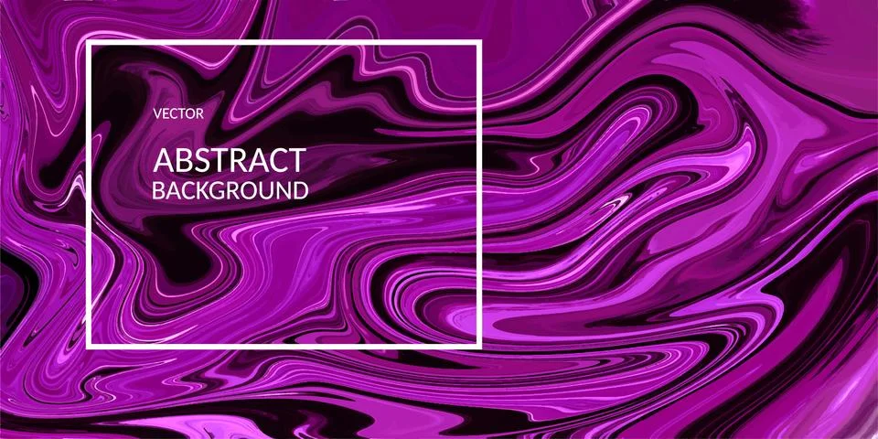 Abstract violet texture, Fluid design backgrounds. Colorful painting artwork Stock Illustration