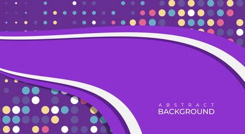 Abstract violet vector background. Horizontal layout banner template. Stock Illustration