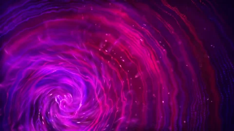Abstract Violet Vortex with Fast Moving Clouded Center Stock Footage 144272595