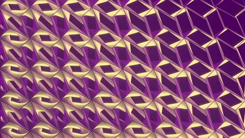 Abstract violet wireframe backdrop. 3d rendering seamless loop animation 4K Stock Footage 137505889
