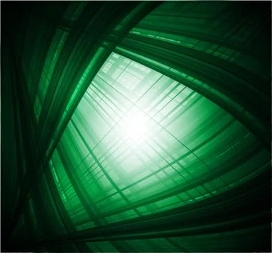 Abstract virtual with black green background Stock Illustration