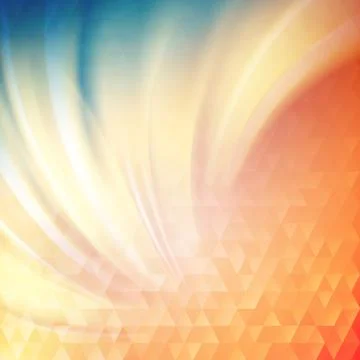 Abstract virtual space. Stock Illustration