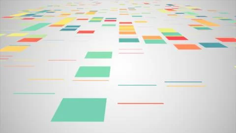 Abstract virtual space with screen background. 3d illustration 스톡 일러스트