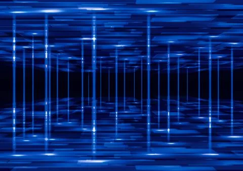 Abstract virtual technology Stock Illustration