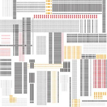 Abstract virtual texture. Geometric line light urban seamless pattern イラスト素材