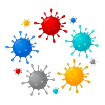 Abstract virus graphic. Stock Illustration