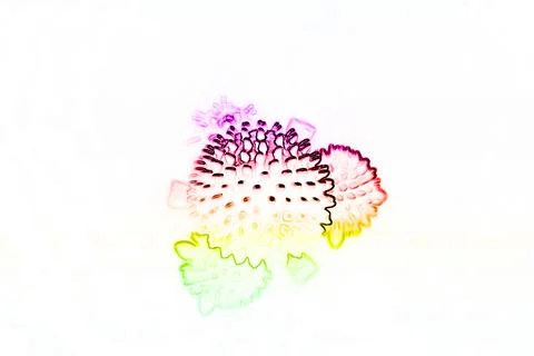 Abstract virus molecule background illustration. Spiral DNA and bacteria. T.. Stock Illustration
