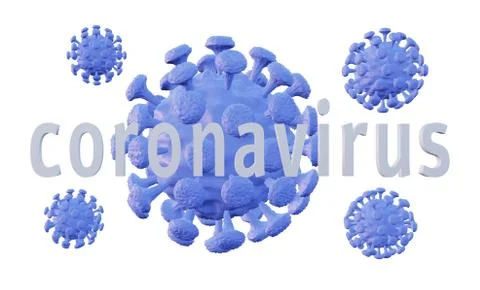 Abstract virus strain model Stock Illustration