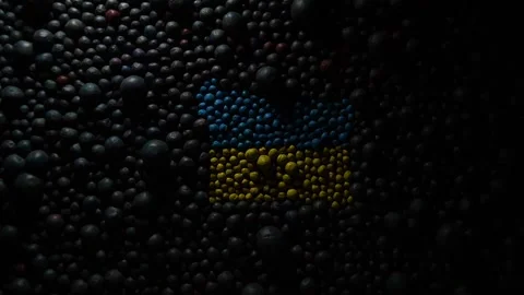 Abstract vision of the situation in Ukraine Vidéo 226245737