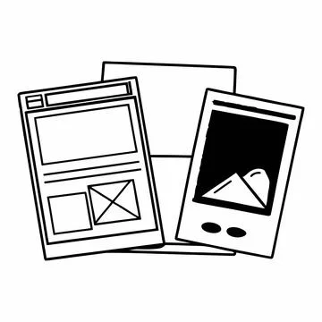 Abstract Visual Asset for Professional Designers Stock Illustration