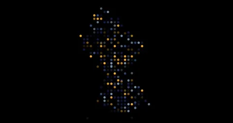 Abstract Visual Circle Motion Drawing Guyana Stock Footage 321299527
