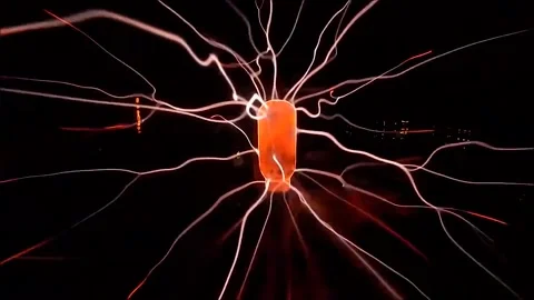 Abstract visual exploration of light and energy in motion Stock Footage 320391878