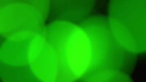 Abstract Visual, Green Bokeh Light Over Dark Background Stock Footage 275854779