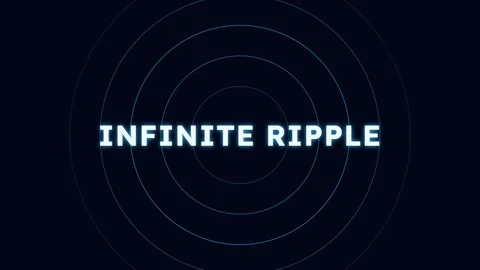 Abstract visual of an infinite ripple wave effect, symbolizing expansion an.. Stock Footage 337656654