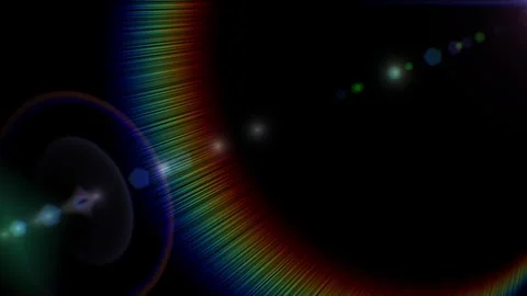 Abstract visual journey through colorful light patterns 스톡 동영상 320407606