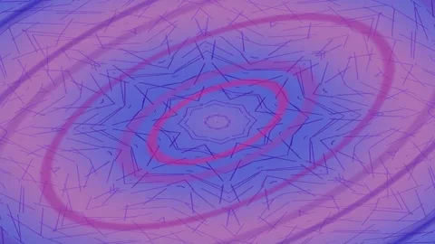 Abstract Visual Pattern Swirling and Expanding in Soft Purple Blue Hues Stock Footage 337916973