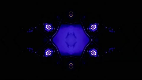 Abstract Visual - Symbol in blue 库存影片 148516277