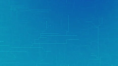 An abstract visualisation of a circuit board or computer network Video stock 326576741