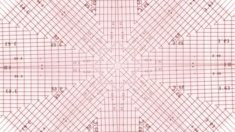 Abstract visualisation of main card with signals on tracks moving in hypnotic 스톡 일러스트
