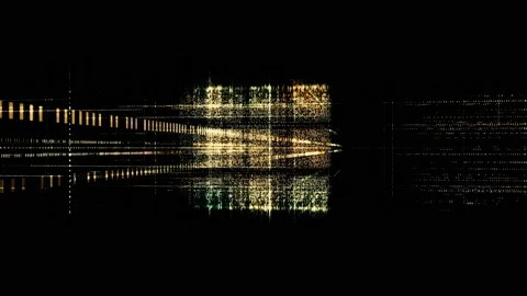 Abstract visualization of artificial intelligence self transformation and Stock Footage 144599114