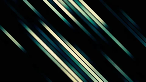 Abstract visualization of Aurora Borealis diagonal rays in blue tones, seamless Stock Footage 167615356
