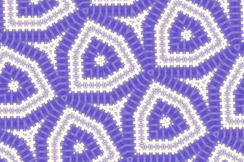 Abstract visualization. a background with a symmetrical geometric pattern, su Stock Illustration