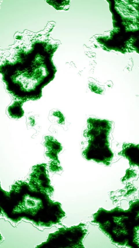 Abstract visualization of chemical reaction. Motion. Mixed solutions creating Stock Footage 278156030
