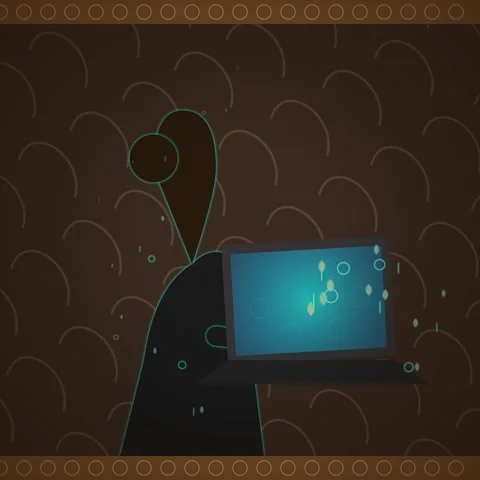 Abstract visualization of creative thinking process and innovative idea gen.. Stock Footage 344777922
