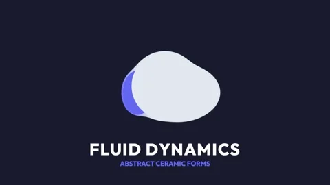 Abstract visualization of fluid dynamics and complex flow patterns on dark .. Stock Footage 337656035