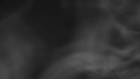 Abstract visualization of the fragrance as a white cloud on a black background Stock Footage 105675622