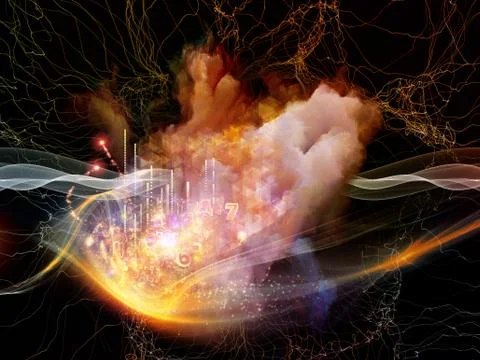 Abstract Visualization Metaphor Stock Illustration