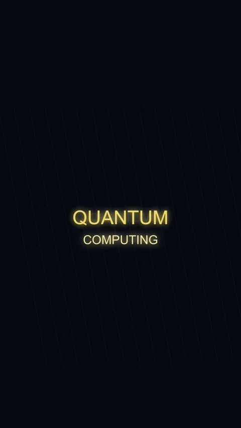 Abstract visualization of quantum computing concepts Stock Footage 327625859
