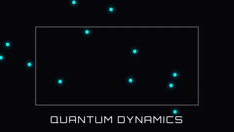 Abstract visualization of quantum dynamics and modern physics science concept Stock Footage 337655766
