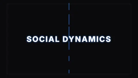 Abstract visualization of social dynamics, connection, structure, and human.. Stock Footage 337577905