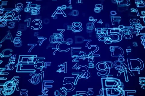 Abstract visualization of software development or digital data stream on network 스톡 일러스트