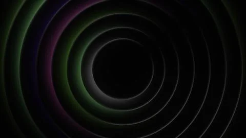 Abstract visualization of the sound equalizer app interface. Motion. Spinning Illustrazione stock