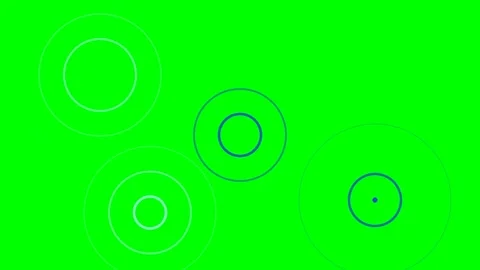 Abstract visualization of sound waves rippling on a vibrant green background Vídeos de archivo 341824039