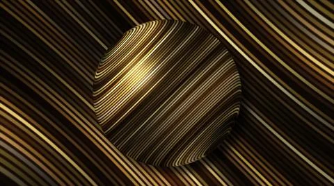 Abstract visualization of space and time distortion, seamless loop. Motion Illustrazione stock
