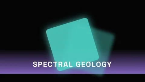Abstract visualization of spectral geology process revealing hidden earth l.. Stock Footage 337655759