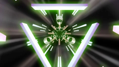 Abstract Visualization Tunnel 1 Video stock 122259162