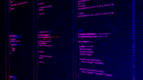 Abstract visualization of website development, seamless loop. Animation. Written 스톡 동영상 151197437