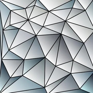 Abstract vitrage with triangular gray scale grid Stock Illustration