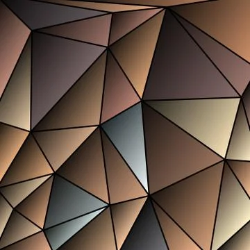 Abstract vitrage with triangular multi colors grid Stock Illustration