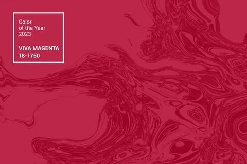 Abstract Viva Magenta liquid gradient background. Red maroon textured pattern Stock Illustration