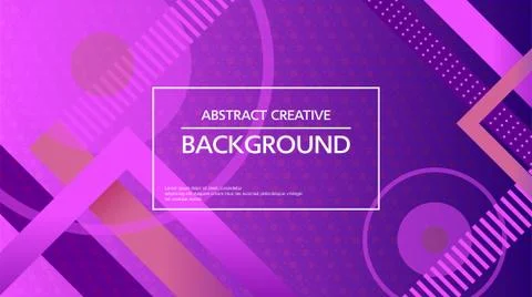 Abstract vivid background in geometric lines Stock Illustration