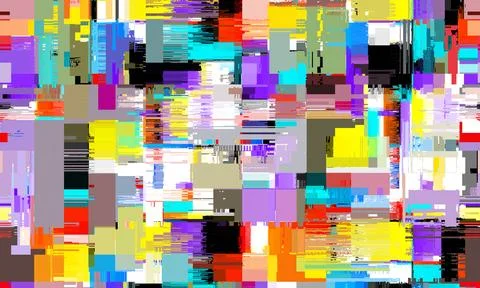 Abstract vivid background with interlaced digital Distorted Motion glitch e.. イラスト素材